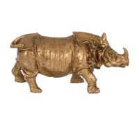 BESTonZON Figurine Rhinocéros en Résine Décorative pour Bureau et Maison