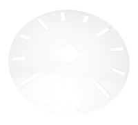 BESTonZON Gabarit en Acrylique pour Cadran D'horloge Rond, Surface Résistante aux Rayures, Compatible Projets de Bricolage en Bois et Décoration Intérieure