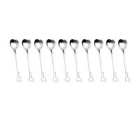 BESTONZON Lot de 10 cuillères en acier inoxydable en forme de cœur en forme de cœur