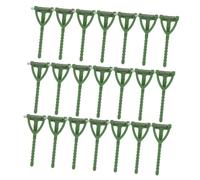 BESTonZON Lot de 100 Set de Set de Épingles à Boutonnière Vertes en Plastique, Broche T-simple Soi-même, pour Rassemblements Familiaux et Usage Quotidien