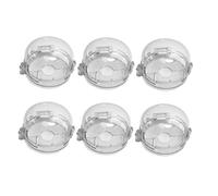 BESTonZON Lot de 6 Protections de Boutons de Cuisinière à Gaz pour Garçon et Filles, Plastique Résistant la Chaleur, Dimensions 75x45 Mm, Sécurité la Cuisine et Prévention des Accidents