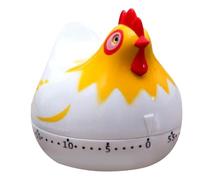 Bestonzon Minuterie De Cuisine Amusante en Plastique Motif Poule à Remonter Forme d'animal De Dessin Animé pour La PâTisserie Et à La Maison Minuteur Oeuf