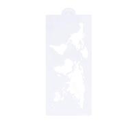 BESTONZON Moule à gâteau en silicone Motif carte de la Terre 34,7 x 15,7 cm