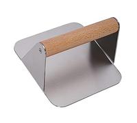 BESTonZON Moule Carré pour Hamburgers Presse à Viande Ustensile de Cuisine en Acier Inoxydable de Qualité Alimentaire