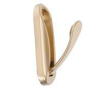 BESTonZON Patère Murale Pliable en Alliage D'aluminium Doré, Crochet Multifonctionnel Peu Encombrant pour Manteaux et Serviettes, pour Entrée et Salle de Bain