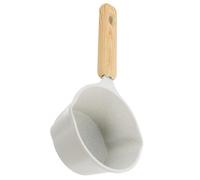 BESTonZON Petite Casserole Antiadhésive en Alliage de Bois Résistante la Chaleur pour Cuisson Saine, pour Éclaboussures D'huile et Usage Domestique