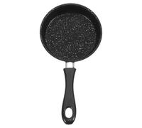 BESTonZON Petite Poêle à Frire en Pierre de Maifan Revêtement Antiadhésif, Acier Inoxydable, pour Œufs et Steaks, Cuisson Rapide au Quotidien, Facile à Nettoyer