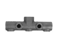 BESTonZON Pièce de Rechange pour Compresseur D'air Filetage 1/2 Femelle et Mâle en Fer, Support Stable Six Voies Facile à Installer pour Accessoires Compresseur Air