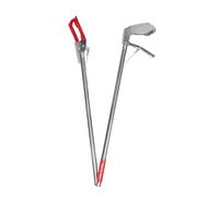 BESTonZON Pince de Préhension en Acier Inoxydable - Pince Serpent Pliable - à Déchets Robuste - pour Bûches, Barbecue, Foyer - Aide à La Mobilité pour Personnes Âgées - 119 Cm