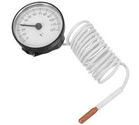 BESTonZON Thermomètre Intérieur de Précision avec Sonde, Cadran Liquide 0°-120°, Design Portable en Plastique et Métal pour Usage Domestique et Mesures Précises
