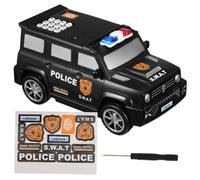 BESTonZON Tirelire Électronique en Plastique de Voiture Reconnaissance D'empreinte Digitale, Adaptée aux Garçon et Filles et Adultes pour Occasions Spéciales