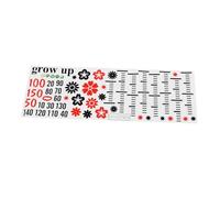 BESTonZON Toise Murale pour Chambre Garçon Fille Autocollant Bordure Blanche Thème Jungle Décoration Apprentissage