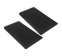 BESTOYARD 2 Pièces Porte-addition en PU Noir pour Serveur, Organiseur | Clamping Sécurisé des Papiers, Résiste aux Fissures, Surface Soignée et Polie, pour Serveurs en Salle