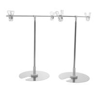 BESTOYARD 2 Pièces Support D’affiche Réglable pour Enseigne A3 A4, | Support Stable, Angle de Vue Ajustable, Montage Rapide, pour Entrées D’allée et Caisses de Supermarché