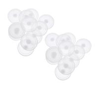 BESTOYARD 28 Pièces Couvercle de Germination 70mm Surface Lisse pour Bocal en Verre avec Structure de Ventilation, Écran en Maille et Boucle de Verrouillage Observation Transparente et Bord