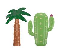 BESTOYARD 2pièces Pinces Serviette de Plage Forme de Coconuts et Cactus Clips Antivents pour Serviettes et Chaises Accessoires Pratiques et Décoratifs pour Plage et Camping