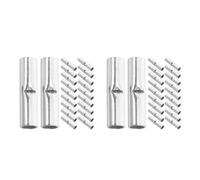 BESTOYARD 400 Pièces Connecteur de Fil à Épissure Rapide, 22-18 Awg, | Conception Tubulaire à Ouvertures Symétriques, Faible Résistance, Insertion Aisée, pour Câblage Automobile et Panneaux