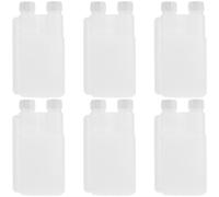 BESTOYARD 6pièces Flasques Plastique avec Distributeur Intégré Anti-fuite pour Voyage Concerts et Fêtes Flasque à Vin Portable Réutilisable et Fiable