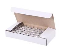 BESTOYARD Ampoules Miniatures Sûres pour Expériences Culot à Vis E10 Lot de 50 2,5v en Fer et Verre Adaptées pour Lampes de Poche et Projets DIY