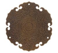 BESTOYARD Applique en Métal Gaufré Cuivre Ambiance Halloween pour Meubles | Style Antique Chinois, Décor Raffiné pour Armoires et Boîtes en Bois, Couleur Cuivre