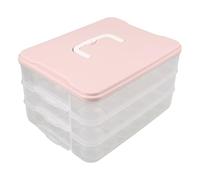 BESTOYARD Boîte à Œufs Empilable Transparente Portable en Pp avec Couvercle, Grosse Capacité 72 Trous, Facile à Nettoyer, pour Réfrigérateur et Fêtes en Plein Air