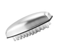 BESTOYARD Brosse Inox Nettoyage Mains avec Poils Nylon Neutralise Odeurs Cuisine et Salle de Bain pour Oignons et Poisson Compacte et Non Abrasive
