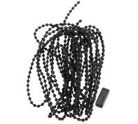 BESTOYARD Chaînette de Remplacement pour Store Enrouleur Noir en Pom Robuste, Jeu de 1 Set de Cordon à Billes pour Rideaux et Ventilateurs de Plafond, Usage Polyvalent