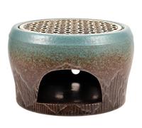 BESTOYARD Chauffe-théière Accessoire Maison Design Simple en Céramique et Cuivre Base Chauffante Sûre Bavure pour Théière Japonaise