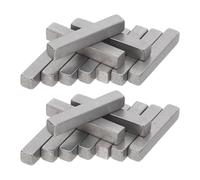 BESTOYARD Clavettes en Acier Inoxydable 20pcs, Clés de Machine Robustes Tige Carrée, Adaptées pour Poulie Moteur Scie Circulaire et Kart, Haute Durabilité