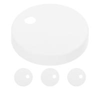 BESTOYARD Couvre Boulon WC Universel Blanc 4.50X4.50X0.80Cm Cache Vis Abattant Toilettes Plastique Durable Facile À Installer pour Décoration Salle De Bain