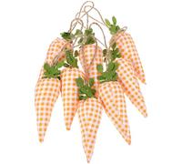 BESTOYARD Décoration Murale Adorable et Créative en Tissu de Pâques Forme Carotte, Suspendue Facile à Utiliser et Fête de Pâques pour Cheminée