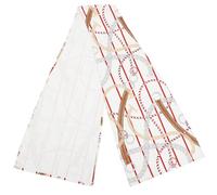 BESTOYARD Écharpe de Table pour Adultes en Polyester Blanc, Bavette Lavable et Élégante pour Protéger Vêtements la Maison Restaurant