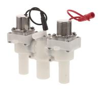 BESTOYARD Électrovanne Intelligente pour Toilettes et Bidet Modèle 13 | Pièce de Rechange Étanche à Double Tête, Métal et Plastique, Installation Facile, Blanc