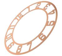 BESTOYARD Horloge Murale Adhésive Numérique Ronde en Acrylique Miroir
