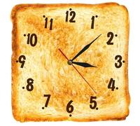 BESTOYARD Horloge Murale en Plastique, Design Moderne Multifonctionnel, pour Boulangerie et Restaurant, Affichage Précis du Temps