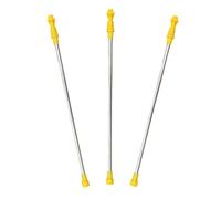 BESTOYARD Lance Portée Étendue en Acier Inoxydable Pulvérisateur Télescopique Argenté 3pcs Compatible pour Pulvérisateur à Dos pour Jardinage Agricole
