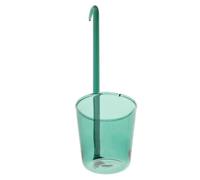 BESTOYARD Louche en Verre Vert 130ml avec Long Manche pour Fêtes | Bol Peu Profond, Base Épaissie et Bord Lisse, Nettoyage Facile, Portion Précise, Stabilité Antidérapante