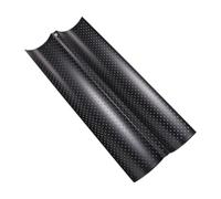 BESTOYARD Moule à Français en Acier Inoxydable 2 Compartiments Ondulés Antiadhésifs, Accessoire Pratique pour Cuisson de Baguettes Four Maison ou Professionnel