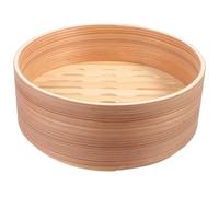 BESTOYARD Panier Vapeur en Bambou Pratique et Confortable pour Cuisson à Domicile, pour Cuire des Petits Pains Dim Sum Design Naturel et Solide