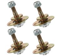 BESTOYARD Pièce de Liaison en Fer pour Fauteuil à Bascule, Lot de 4 Vis et Boulons Stables M8x55mm, Accessoires de Remplacement pour Meubles à Bascule