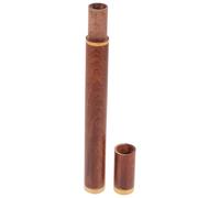 BESTOYARD Porte-encens Tube de Rangement pour encens Contenant pour encens Marron avec Couvercle 20g pour bâtonnets d'encens Maison Voyage hôtel 25.20 x 2.20 x 2.20 cm