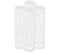 BESTOYARD Support de Plante Grimpante en Mousse de Sphaigne Plastique Blanc 4 Pièces pour Jardinage, Tuteur Solide Empêchant la Chute des Plantes