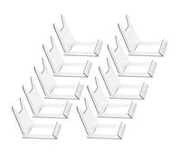 BESTOYARD Support de Rangement pour Assiettes et Bols en Plastique 10pcs, Espace Optimisé et Facile à Stocker Cuisine et Présentation