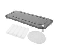 BESTOYARD Tapis de Séchage Rapide Set Cuisine Organisateur en Diatomite Absorbant l'eau avec Porte-savonnette Intégré Évier et Salle de Bain