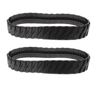BESTOYARD Trace de Pneu de l'équipement de Nettoyage de Piscine, chenilles de Remplacement 2pcs en Caoutchouc Noir, Installation Facile, Compatible avec Zodiac MX8 pour Entretien Piscine