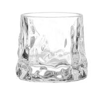 BESTOYARD Verre à Whisky Toupie, Verre en Verre, Fond Épais Stable | Finition Soignée, Bord Lisse, Pose Stable, Usage Bar et Dégustation, Lot Simple pour Service Quotidien