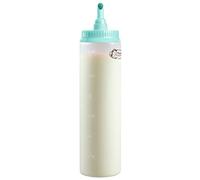 Bestron Doseur de pâte avec échelle graduée, Doseur de pâte pour 700 ml, pour crêpes, poffertjes, pancakes, gaufres, muffins ou pâte à beignets, Couleur: Vert