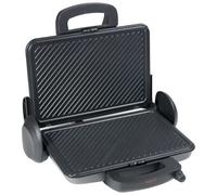 Bestron Grill viande et panini ACG380 Viva Italia 1800 W Gris 31x22 cm