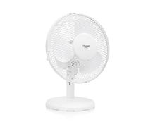 Bestron Ventilateur de table - 23 cm de diamètre - 2 vitesses - Oscillation à 85° - Blanc - DDF23W