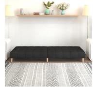 Bestseller@Canapé convertible 2 places - ZENCORE - CLIC-CLAC/Sofa-lit - noir tissu 200x84,5x69cm C1725996